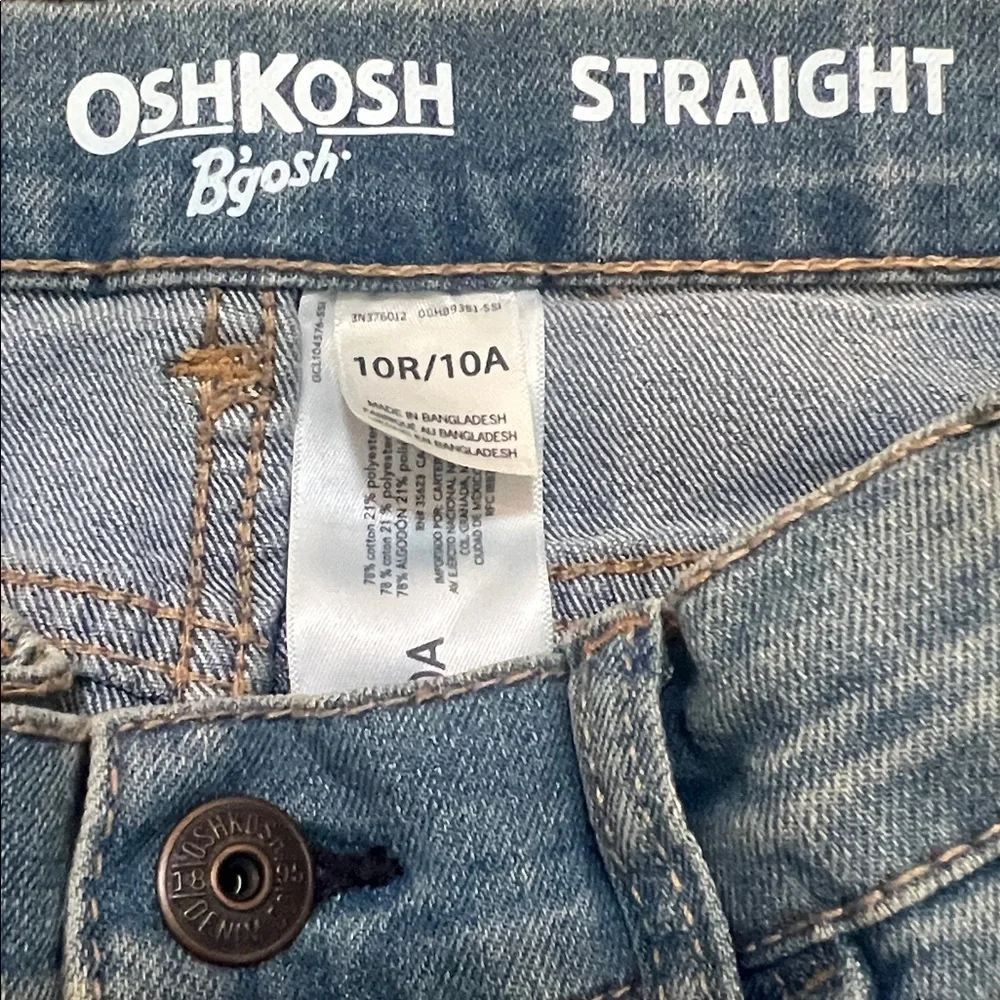 NWT -OshKosh B'gosh Kid’s Light Blue Straight Jeans